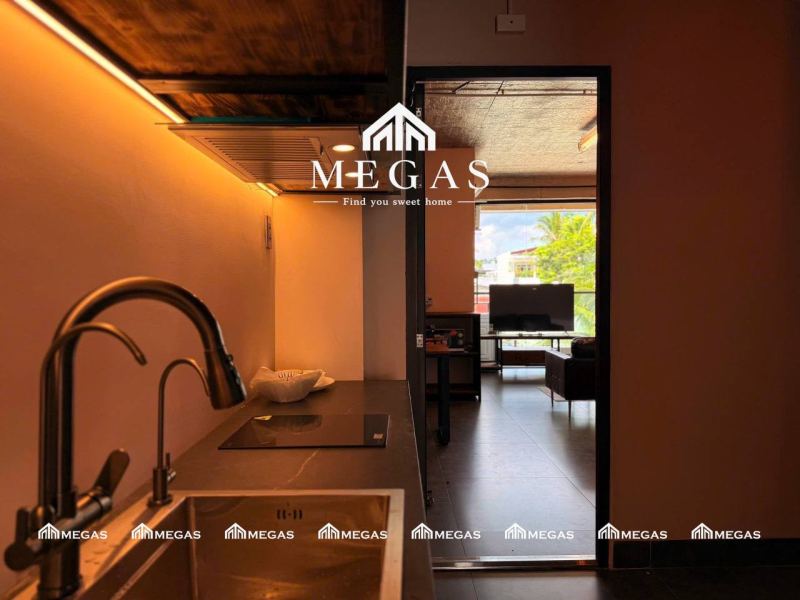 Studio Apartment with Balcony in Ba Lang