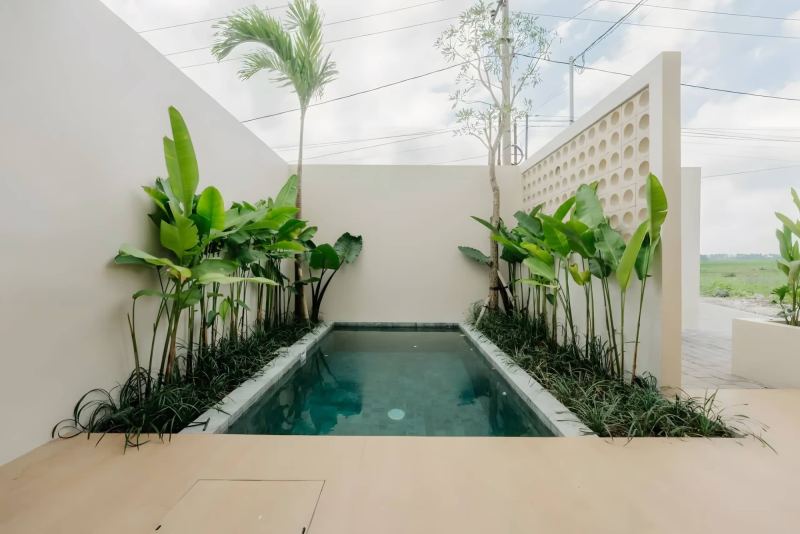 2-bedroom villa with rooftop and private pool in Kedungu