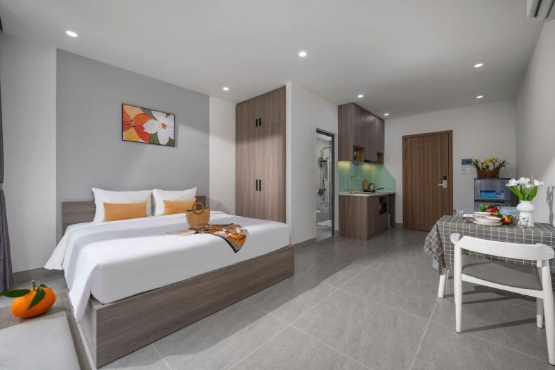 Studio with balcony on An Don 5 street, Room 601