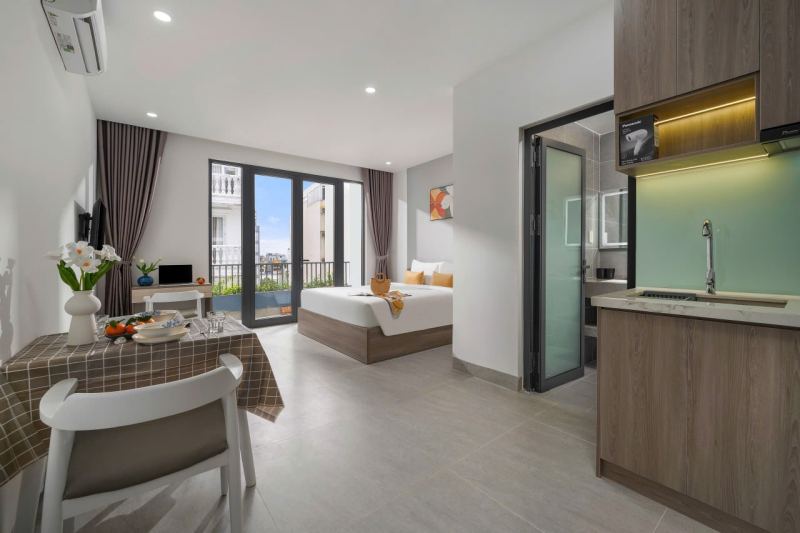 Studio with balcony on An Don 5 street, Room 601