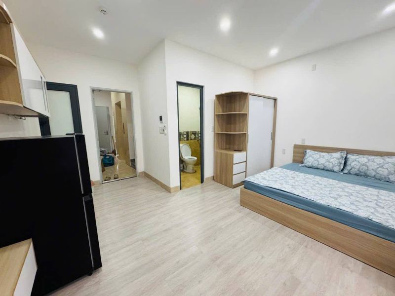 Studio with large window at ACC Vuon Xoai