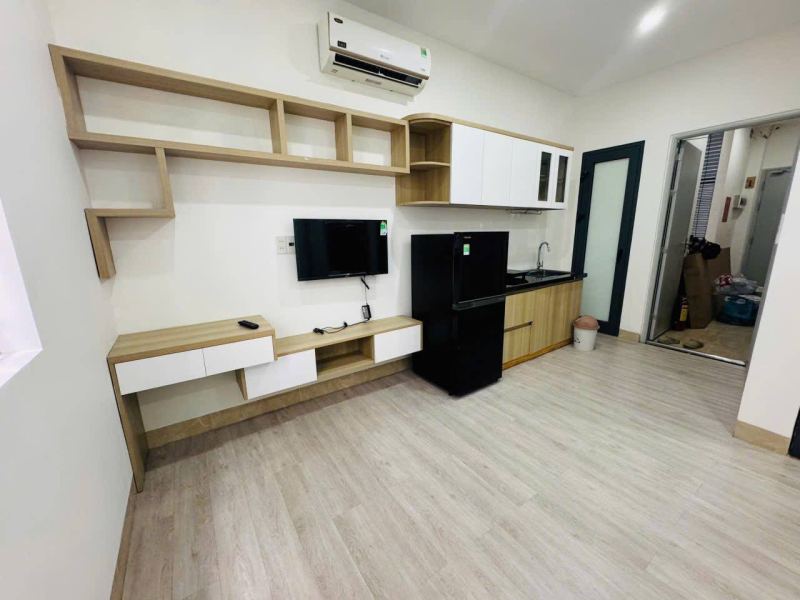 Studio with large window at ACC Vuon Xoai