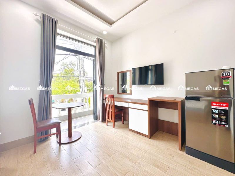 Studio Apartment with Balcony in Acc Vuon Xoai
