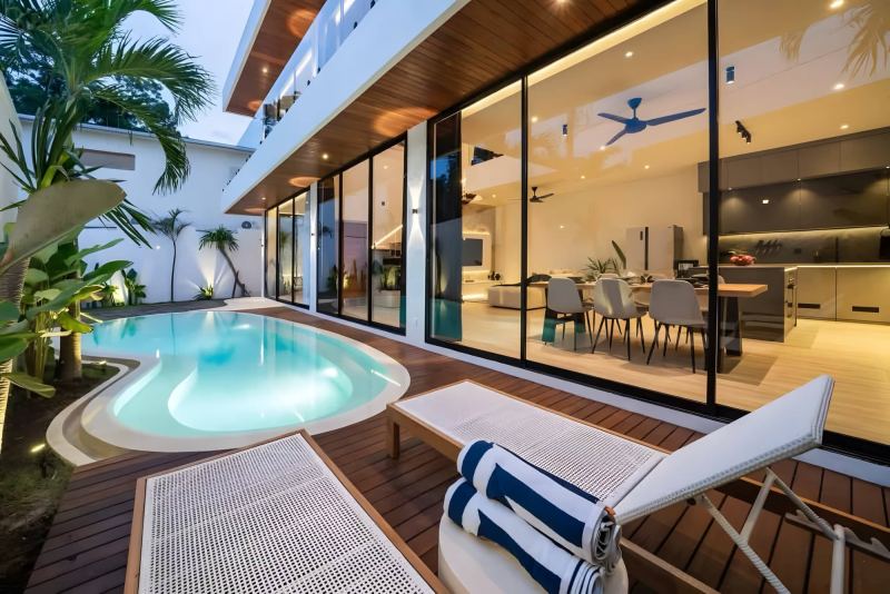 Вилла с 3 спальнями в Canggu
