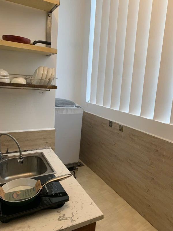 Studio with Separate Kitchen on Balcony on Hoang Bich Son Street