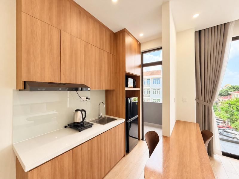 Studio apartment on Dong Giang street
