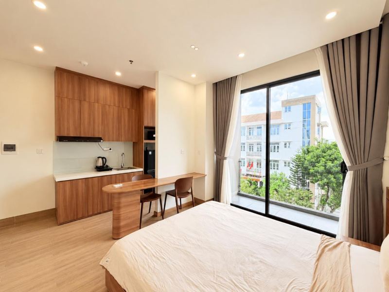 Studio apartment on Dong Giang street