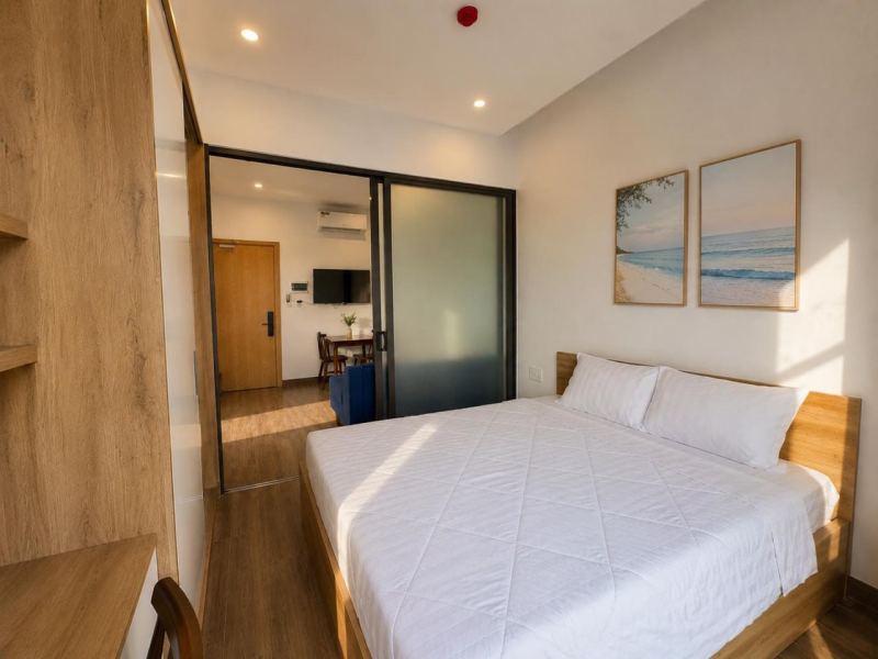1-bedroom apartment with balcony, My An 19 street