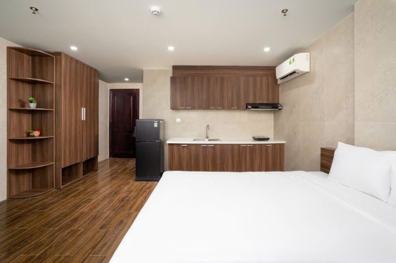 Studio with pool on Tran Thanh Mai street