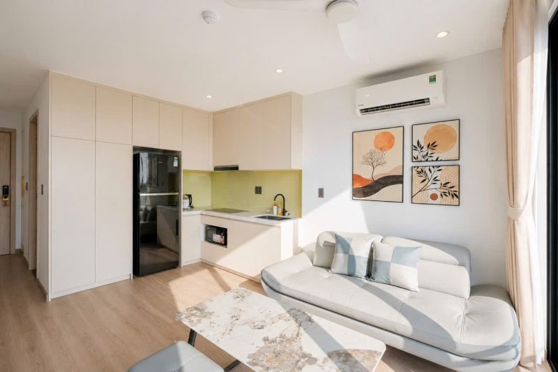 1-Bedroom with Rooftop Pool at Room 503, An Trung Dong 1