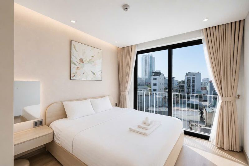 1-Bedroom with Rooftop Pool at Room 503, An Trung Dong 1