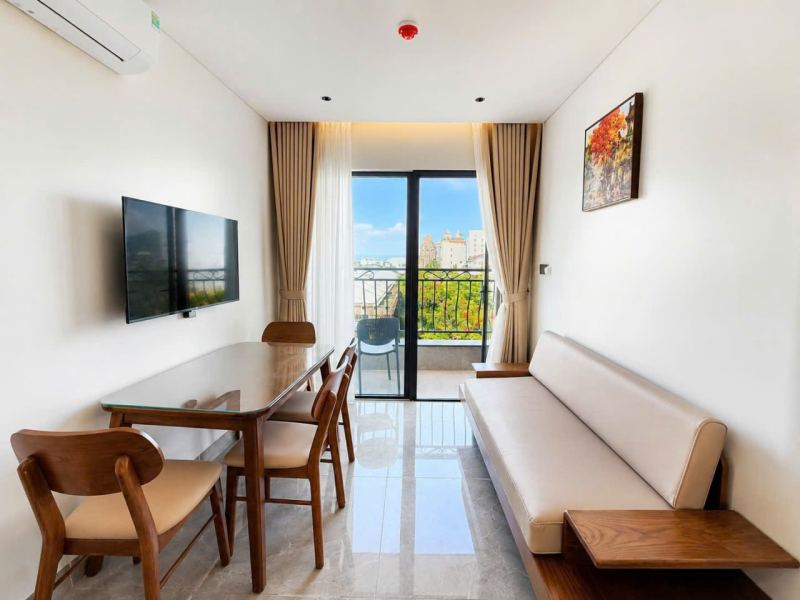 1-bedroom apartment with balcony - Room 602