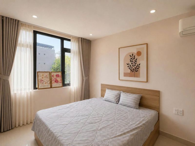 Studio Apartment with Balcony on Thuy Son 5 Street (Room 301)