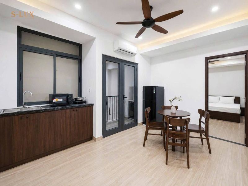 2-bedroom apartment on Dong Da street