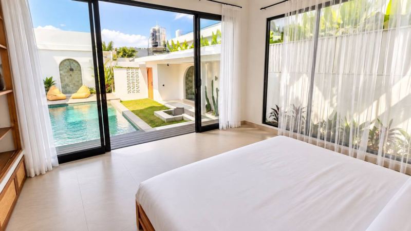 2BR Villa in Seseh with Pool and Rice Field View