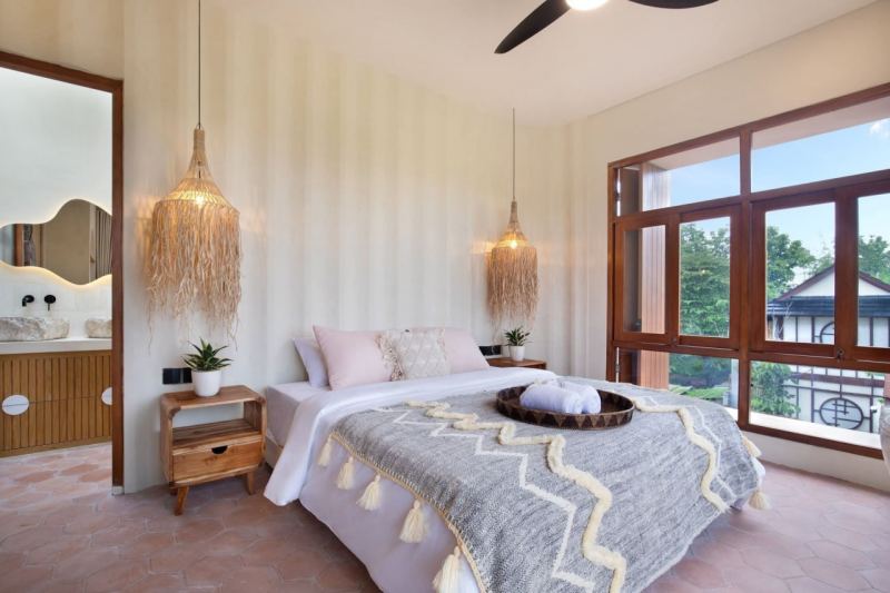 3-Bedroom Villa in Tumbak Bayuh with Rice Field View