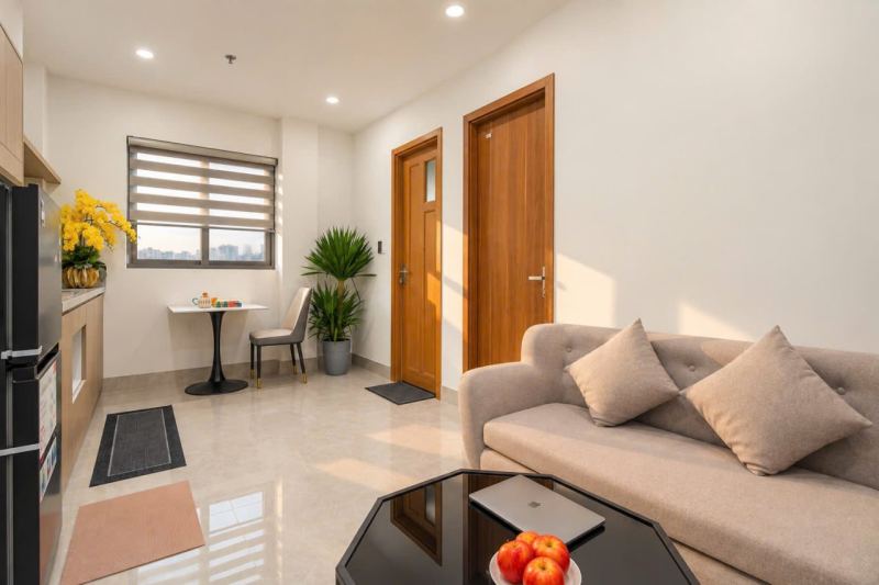 New 1-Bedroom Apartment on Tran Hung Dao Street (Rooms 405-606)