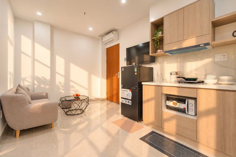 New 1-Bedroom Apartment on Tran Hung Dao Street (Rooms 405-606)