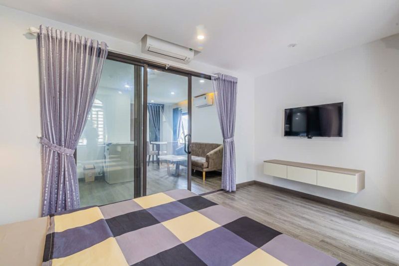 1BR Apartment with Balcony in An Don 5, Room 402