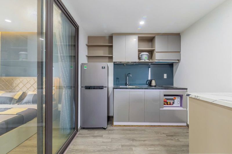 1BR Apartment with Balcony in An Don 5, Room 402