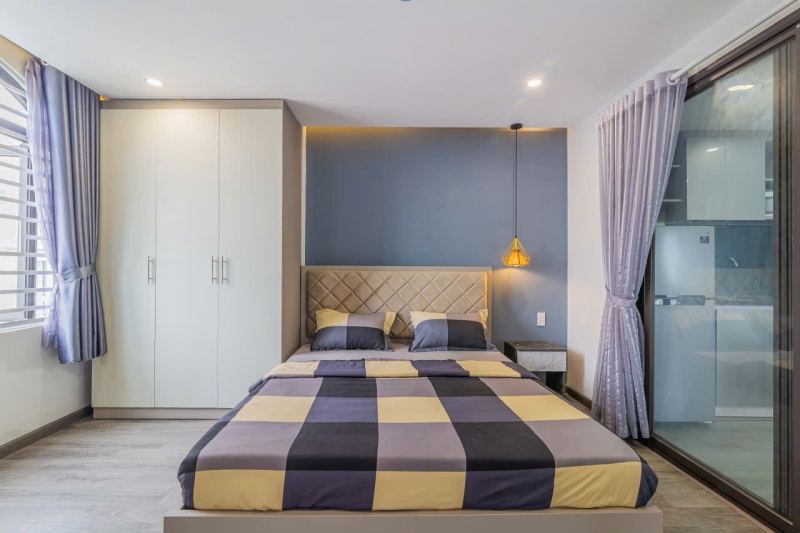 1BR Apartment with Balcony in An Don 5, Room 402