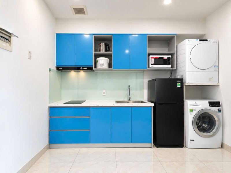 1-bedroom apartment with balcony on Vuong Thua Vu street