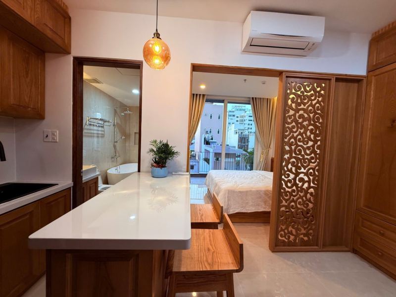 1-Bedroom Apartment with Balcony (Room 302) on An Cu 5
