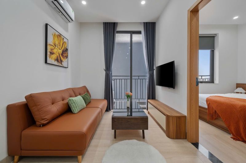1BR Apartment with Balcony in Khue My Dong, Room 501