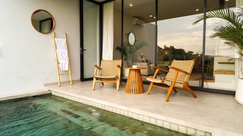 2 Bedroom Villa with Rice Fields View in Canggu