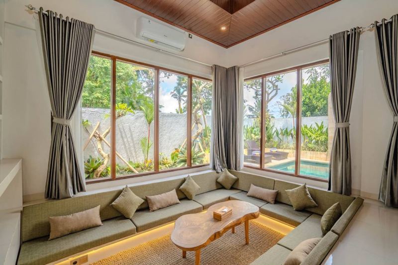 Стильная вилла с 2 спальнями в Ubud