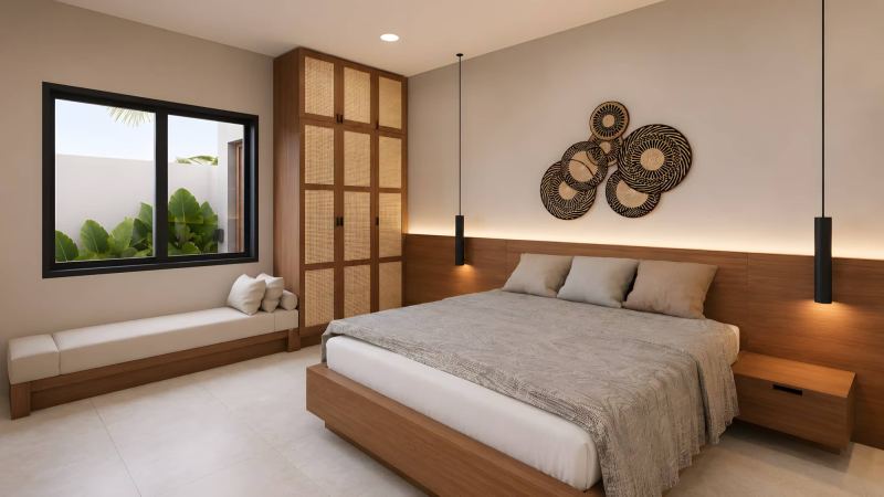 3 Bedroom Villa with Rice‑field View in Pererenan