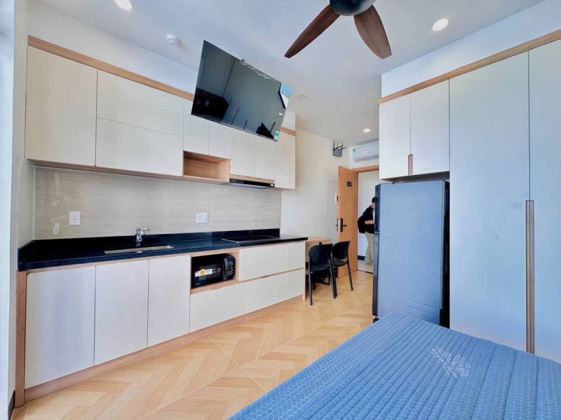 Studio Apartment with Balcony in Vinh Phuoc