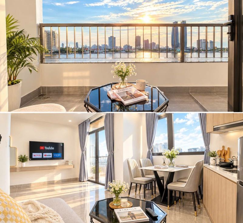Brand New 2-Bedroom Apartment with River View on Tran Hung Dao