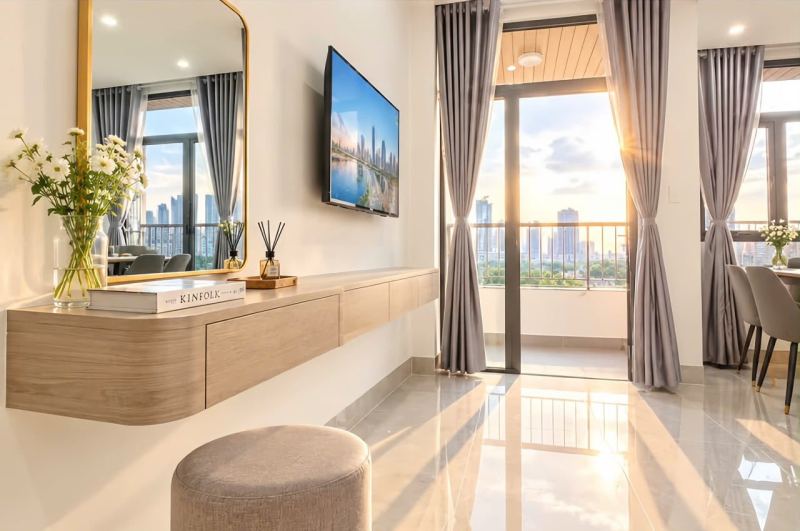 Brand New 2-Bedroom Apartment with River View on Tran Hung Dao