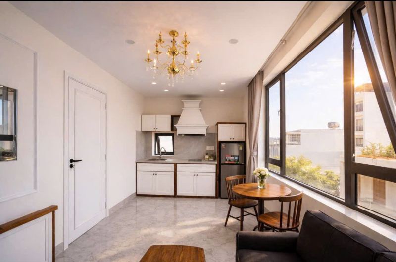 1-Bedroom Apartment with Balcony (Room 202) on Nguyen Dinh Street