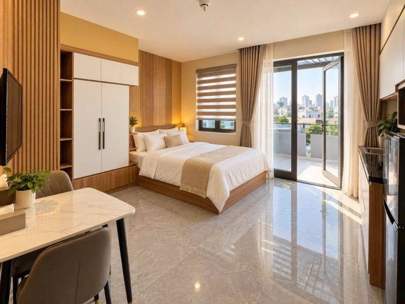 Studio penthouse on My An 19 street