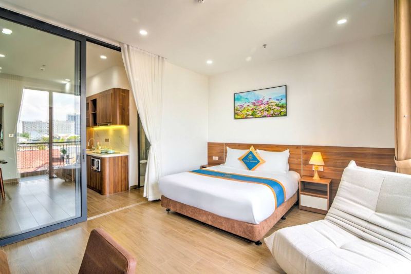 Luxury 1-Bedroom Apartment in Son Tra