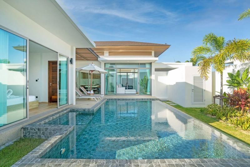 Modern 2BR Villa Garden with private pool in Bang Tao