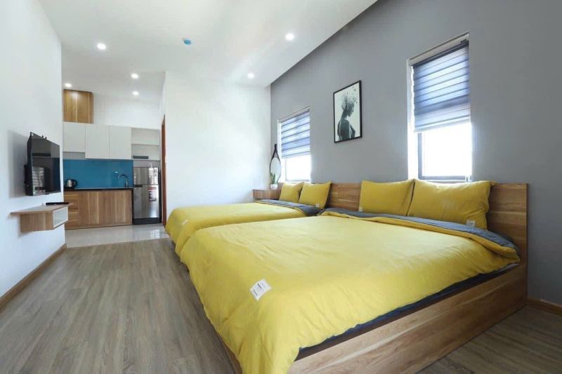 Studio Apartment with 2 Beds on An Hai Dong 1 Street