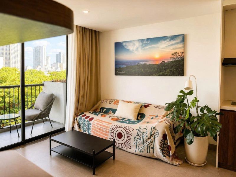 2BR Apartment with Wide Balcony in Son Tra