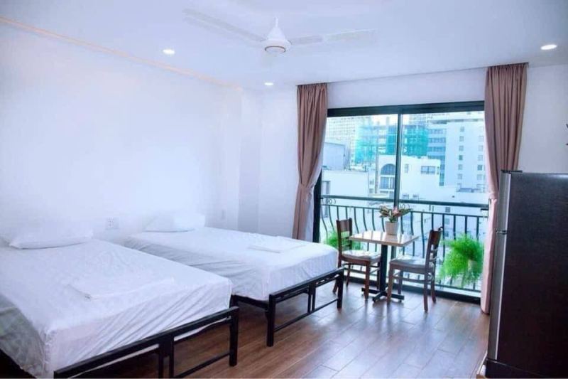 Studio Apartment with Balcony in Nha Trang Center