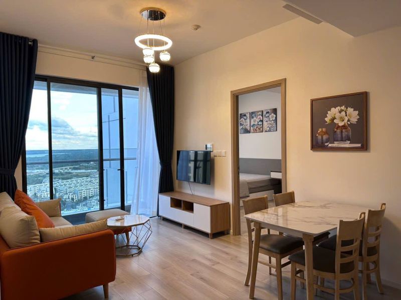 Апартаменты с 2 спальнями и мебелью в Masteri Centre Point