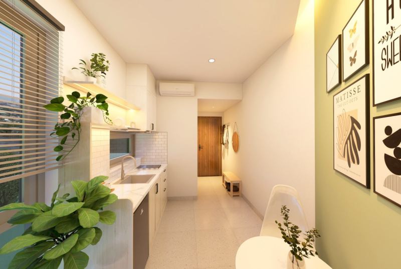 1 bedroom apartment with balcony Room 401