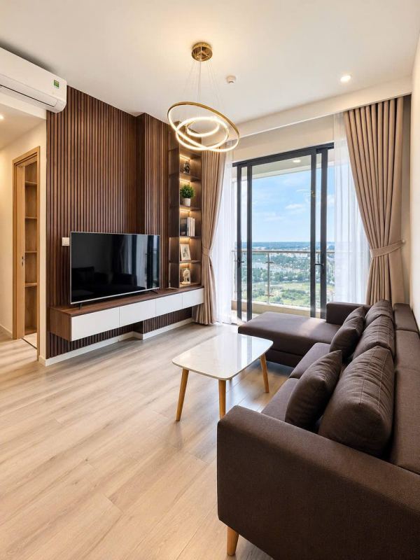 Меблированные апартаменты с 2 спальнями в Masteri Centre Point