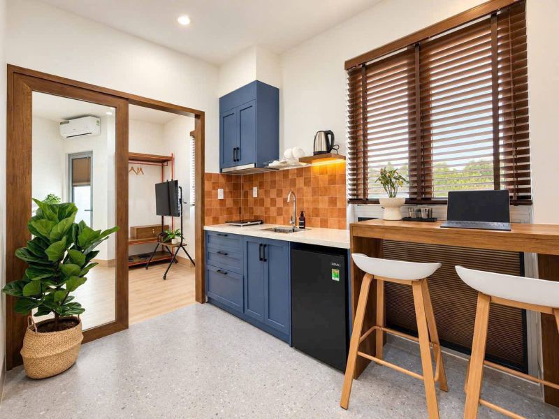Studio apartment on Hoang The Thien street