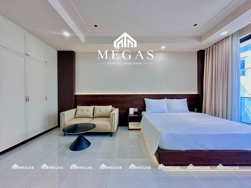 Studio apartment with balcony in Con Tan Lap