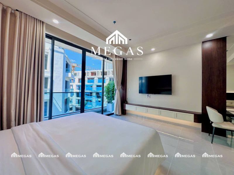 Studio apartment with balcony in Con Tan Lap