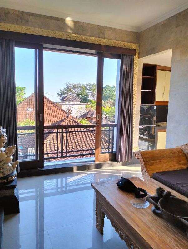 Apartment in Ubud with Kitchen and Living Area