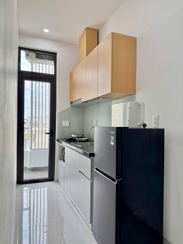 1-bedroom apartment Room 201 with balcony on Nguyen Xuan Khoat street