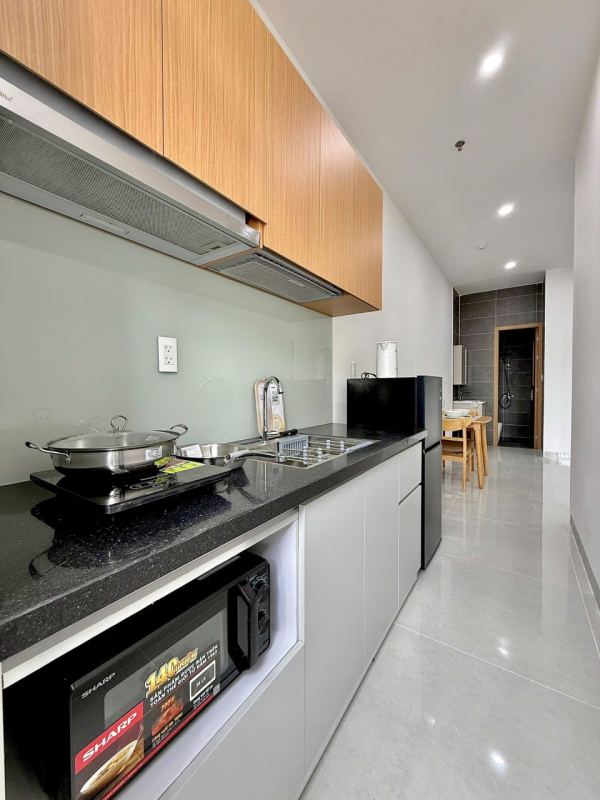 1-bedroom apartment Room 201 with balcony on Nguyen Xuan Khoat street